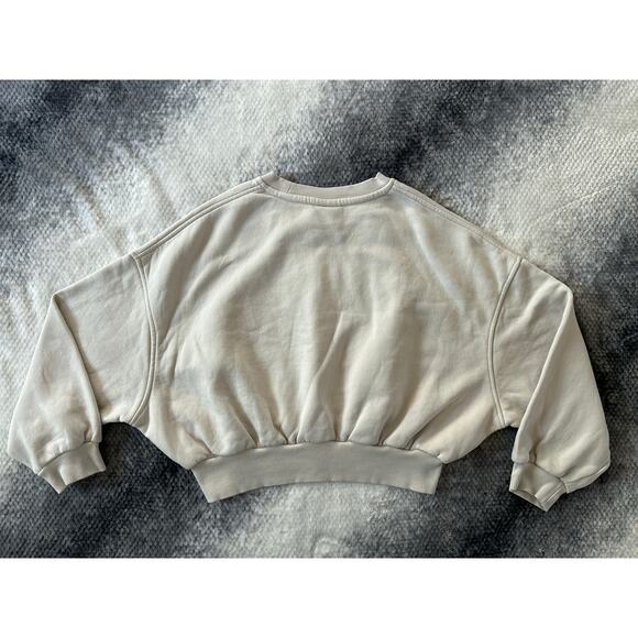 Nike Sportswear Club Fleece Girl's Boxy Crewneck Sweatshirt Size Small Sporty - Picture 3 of 12